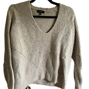rag & bone recycled donegal V-neck sweater